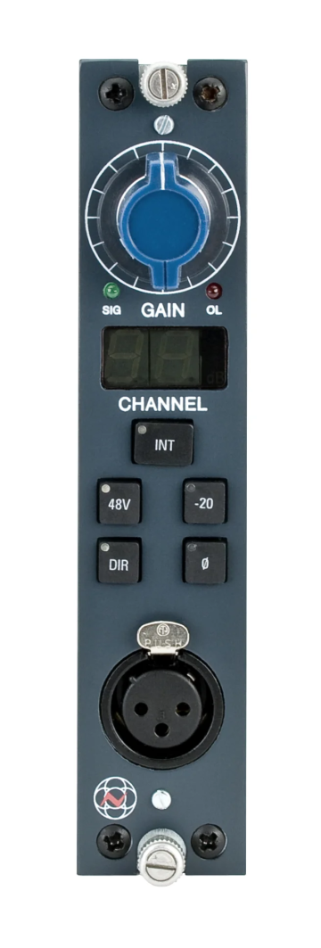 AMS Neve 1081 R AIR Mono Mic Preamp Module (blue knob)