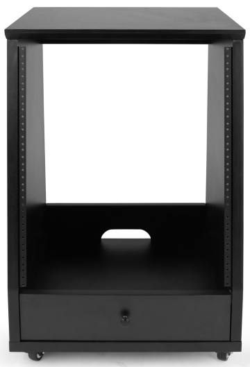 Gator Frameworks Elite Series Angled Studio Rack - 12U BLK